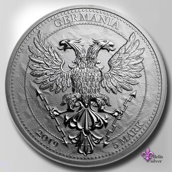 double sided eagle for Germania Mint on a coin