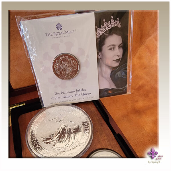 The Royal Mint pamphlet and a coin