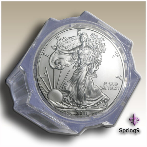 liberty silver coin and the tubw