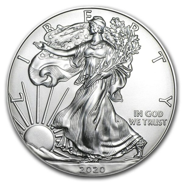 American silver coin 2020