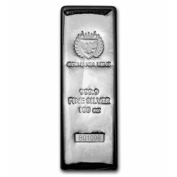 a silver bar with engravings