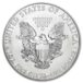 a silver coin with a eagle and stars