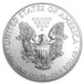 a silver coin with a eagle and stars