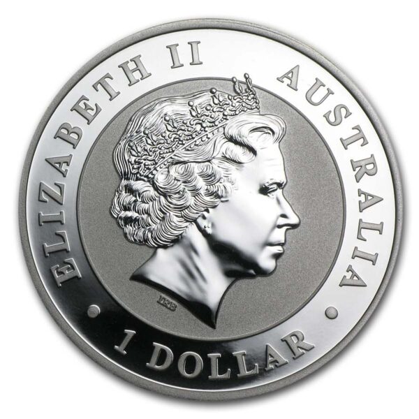 a silver coin with a picture of a queen