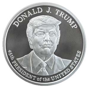 Donald J Trump Silver Round