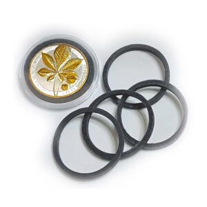 10 Leather Teal Ringsblack rubber bands