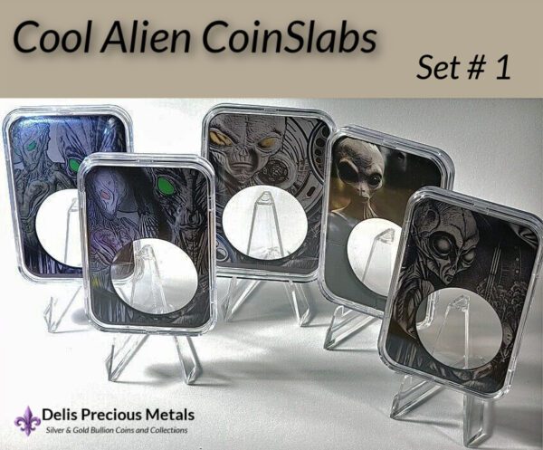 Cool Alien coin slabs