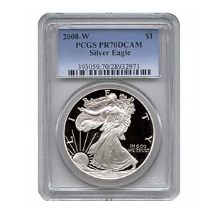 2008-W Proof American Silver Eagle